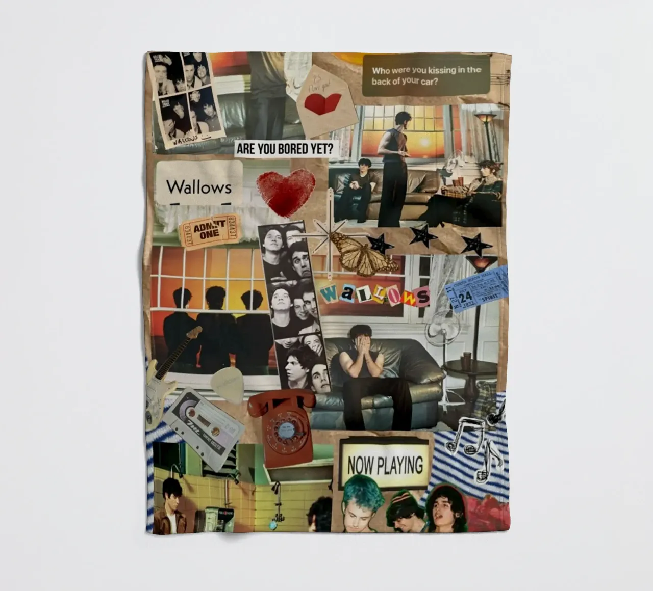 Gloed in schaduwen fleecedeken van ktlocb