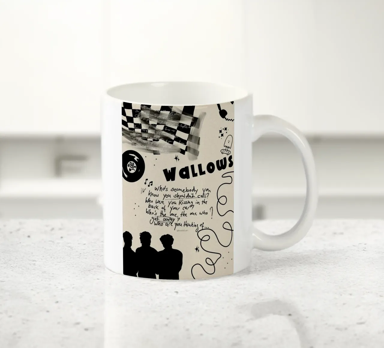 Tra un momento e l'altro tazza in ceramica da ktlocb