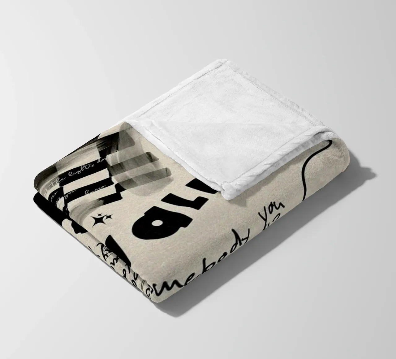 Tra un momento e l'altro coperta in pile da ktlocb