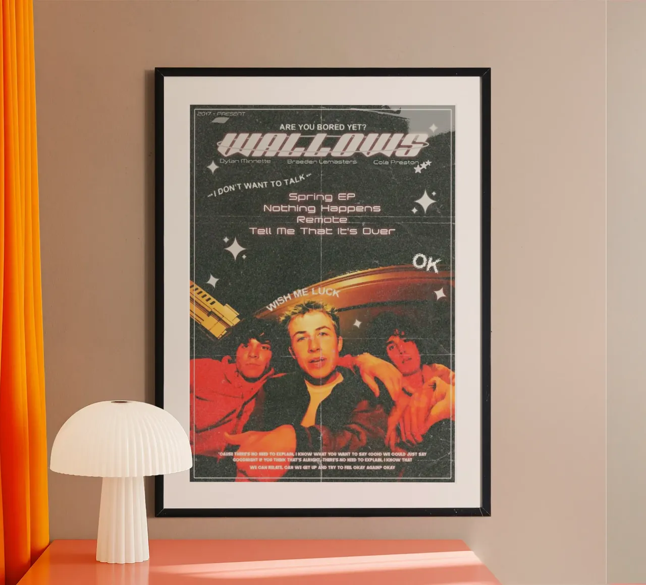 Il tramonto svanisce poster da ktlocb