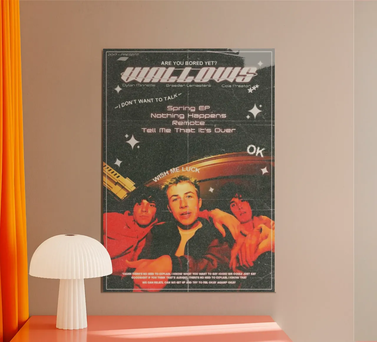 Il tramonto svanisce poster da ktlocb