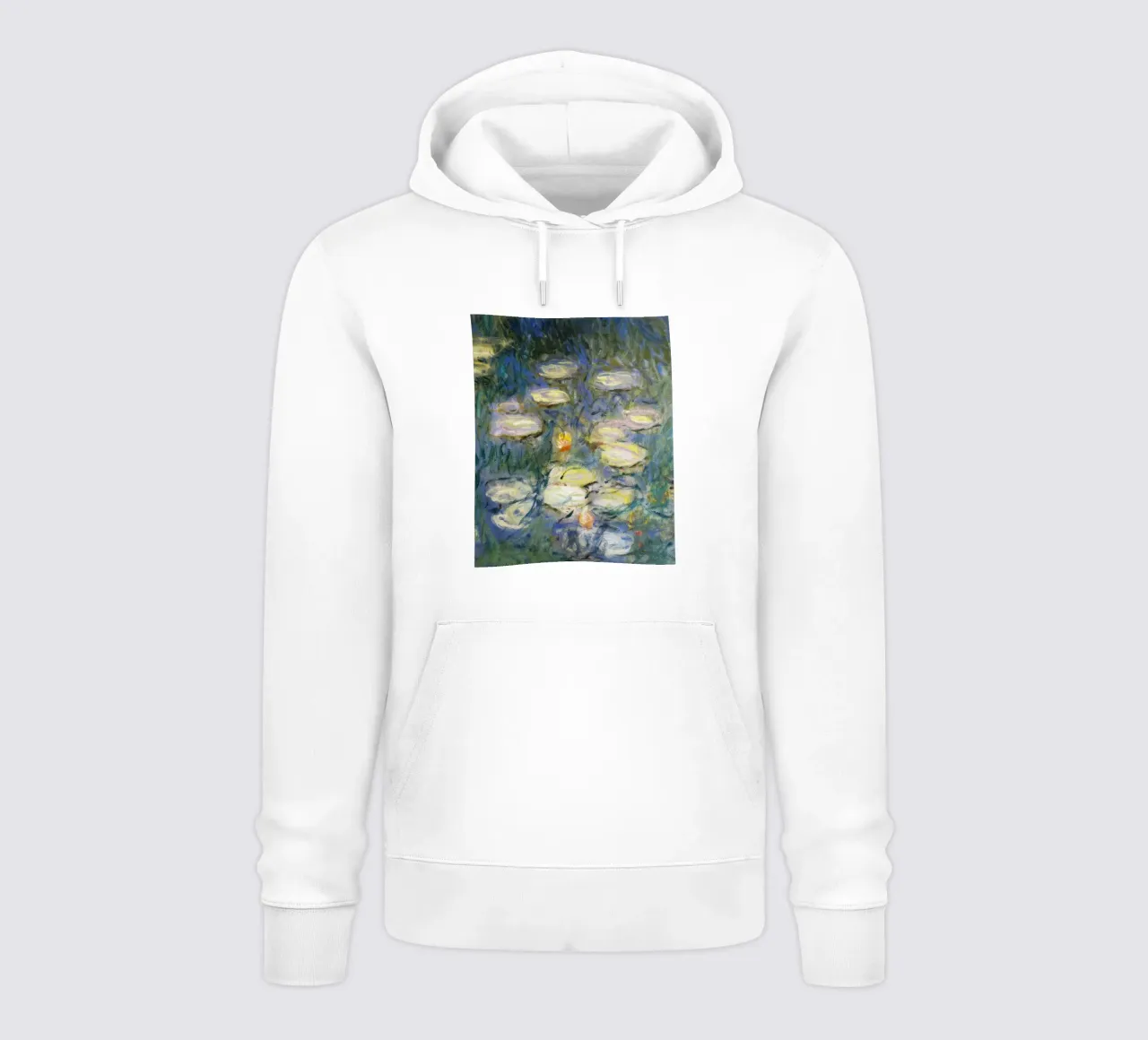 Claude monet Ninfee 6 felpa con cappuccio da clay bobby