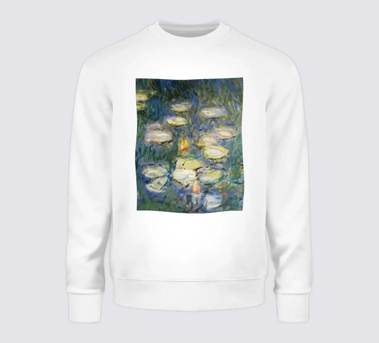 Claude monet Ninfee 6 felpa da clay bobby