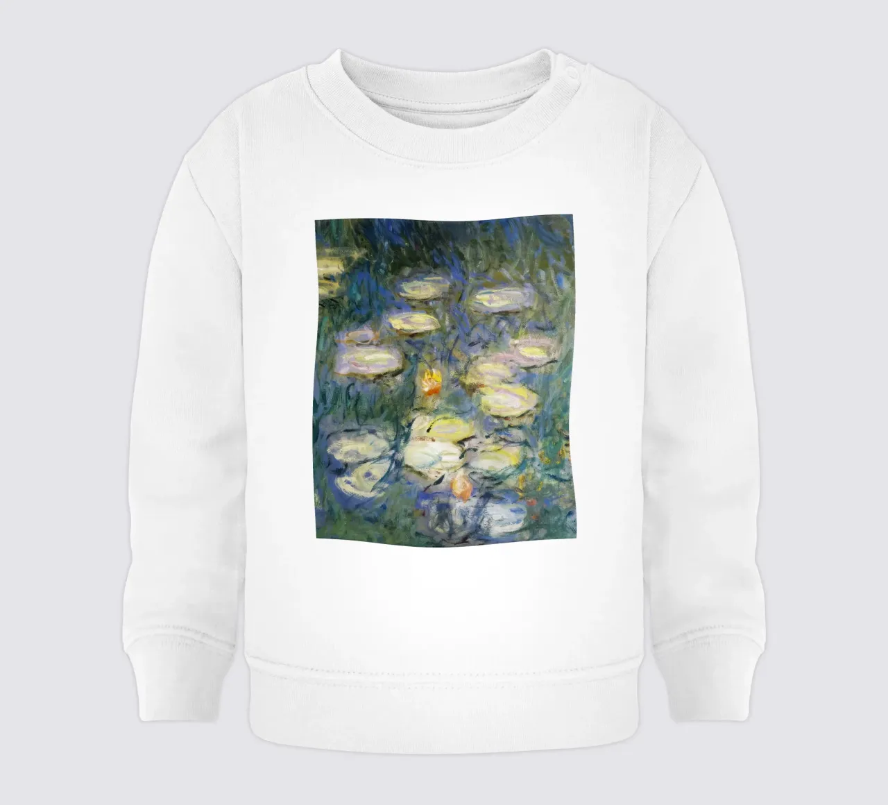 Claude monet Ninfee 6 felpa neonato da clay bobby