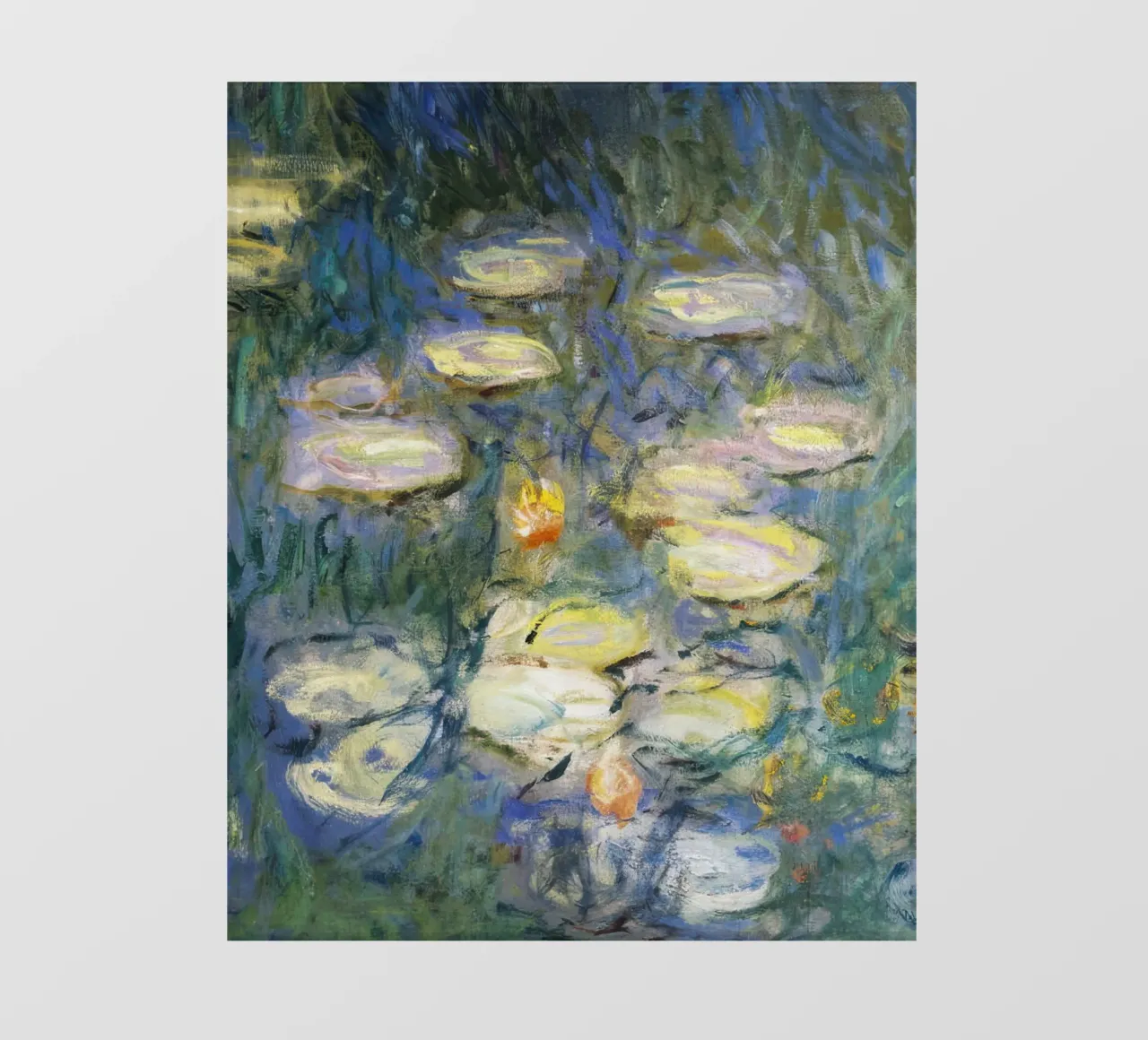 Claude monet Ninfee 6 telo in pvc da clay bobby