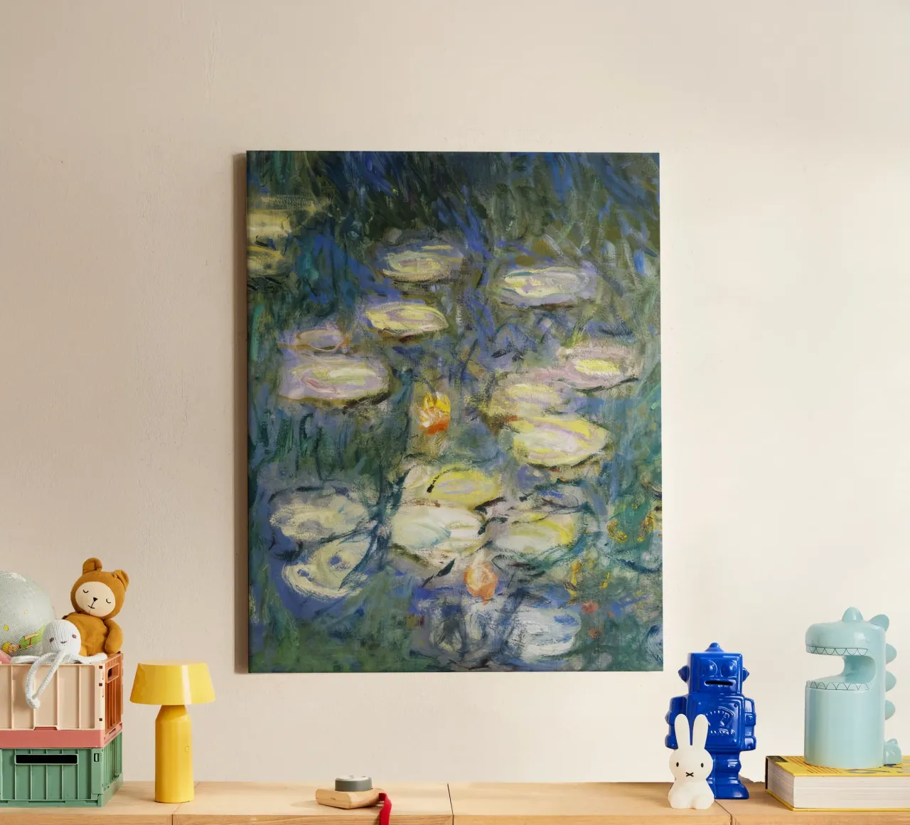 Claude monet Ninfee 6 tela con Cornice a cassetta da clay bobby