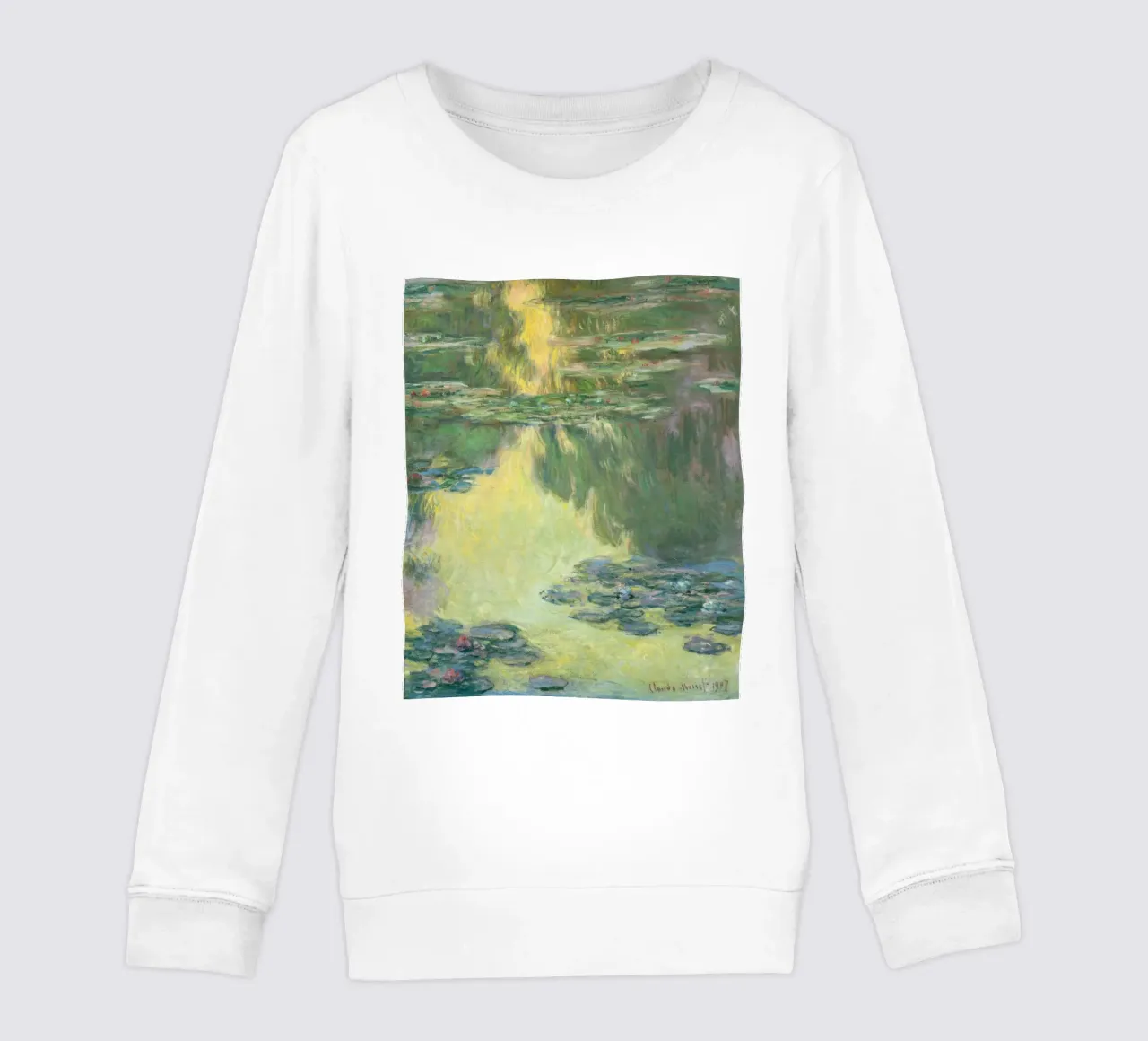 Claude monet Ninfee 7 felpa bambino da clay bobby