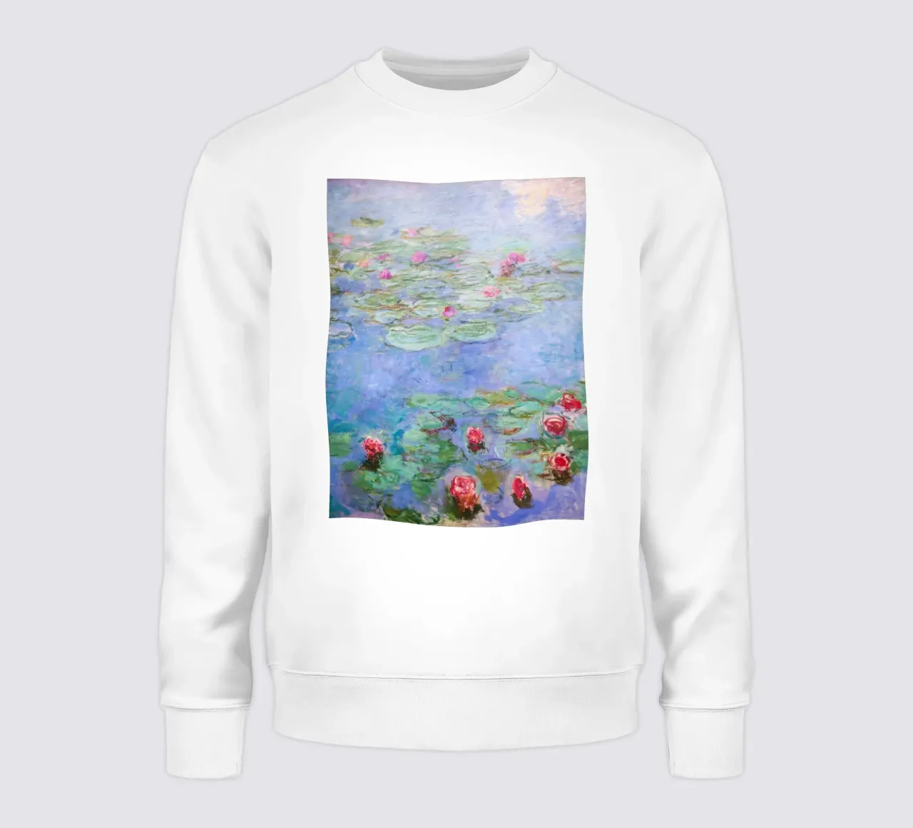 Claude monet Ninfee 8 felpa da clay bobby