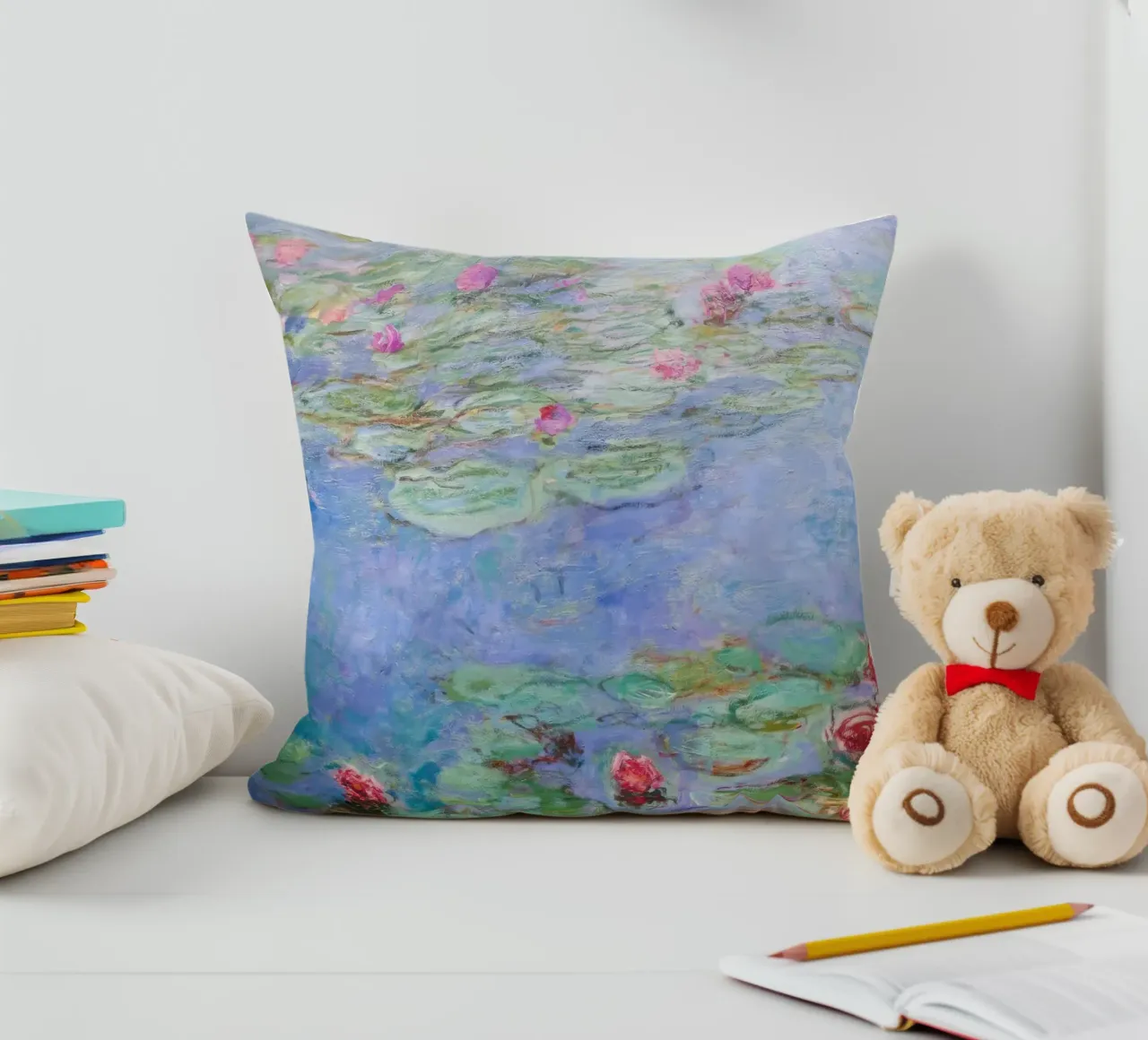 Claude monet Ninfee 8 cuscino da clay bobby