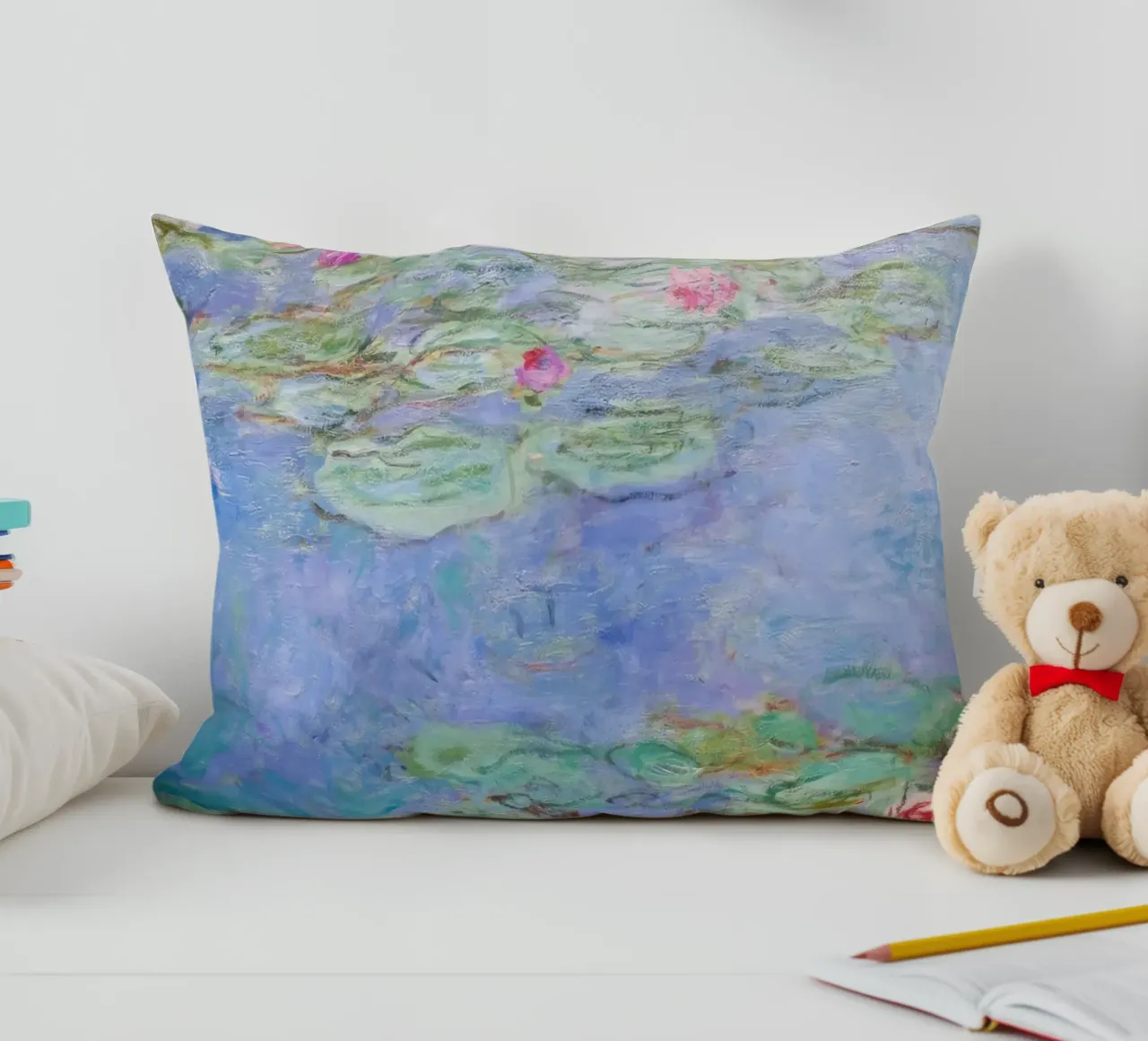 Claude monet Ninfee 8 cuscino da clay bobby