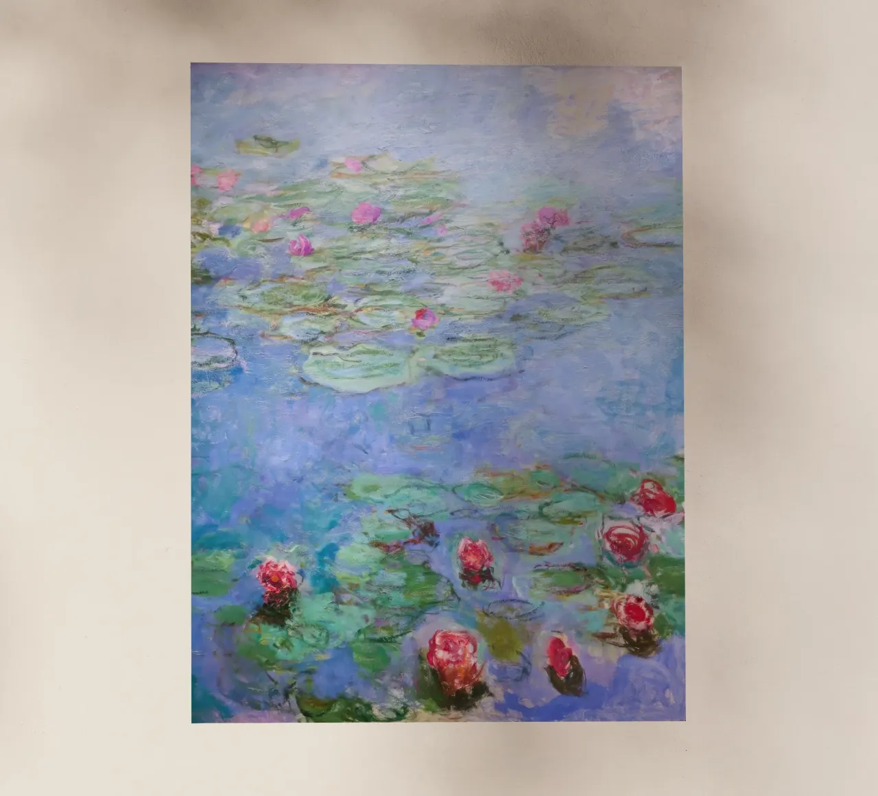 Claude monet Ninfee 8 pellicola backlit da clay bobby