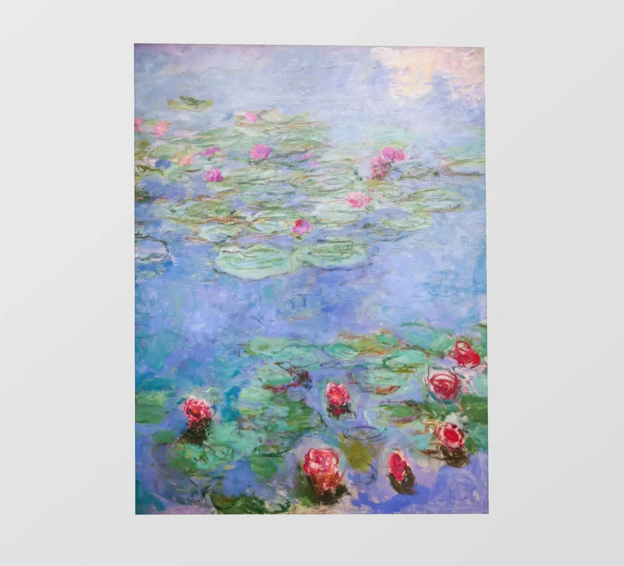 Claude monet Ninfee 8 pellicola backlit da clay bobby