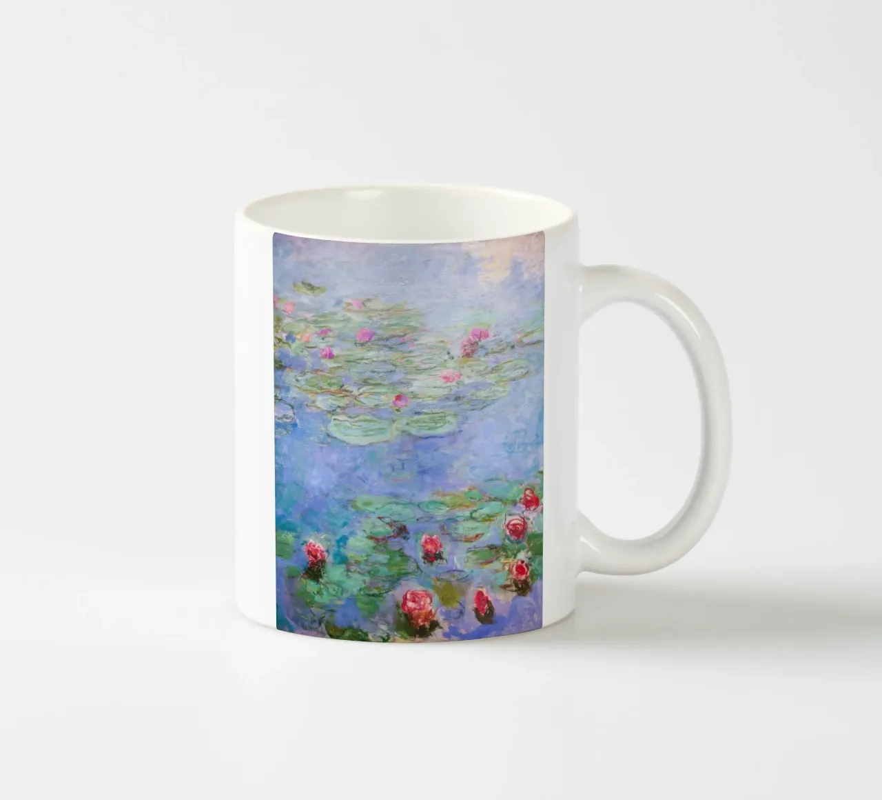 Claude monet Ninfee 8 tazza in ceramica da clay bobby