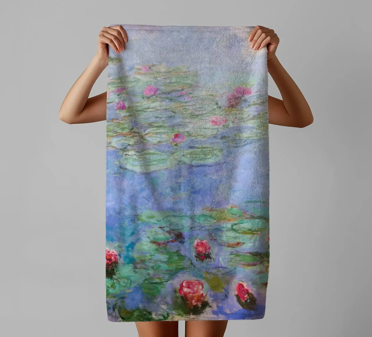 Claude monet Ninfee 8 asciugamano da bagno da clay bobby