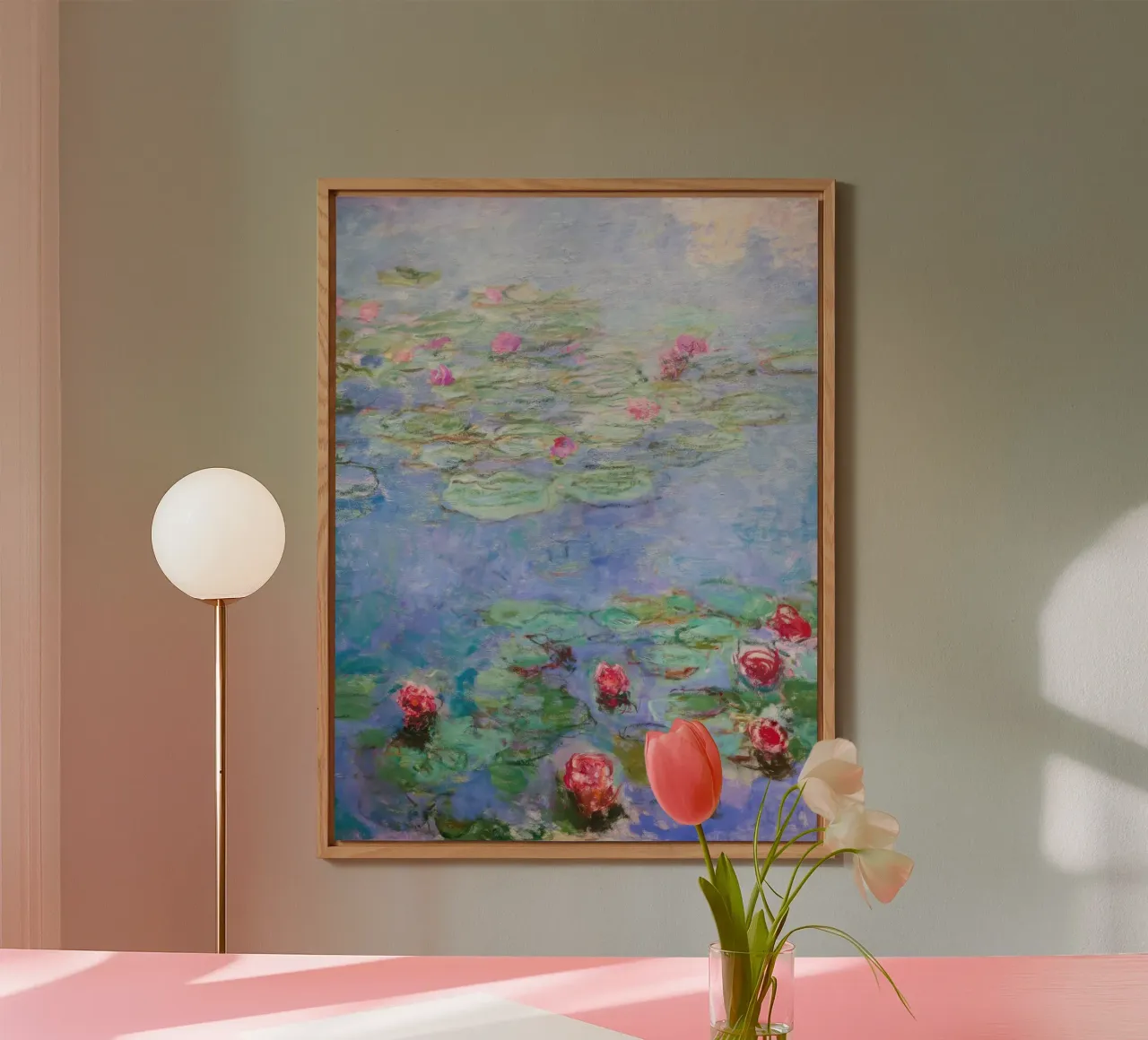 Claude monet Ninfee 8 alluminio dibond da clay bobby