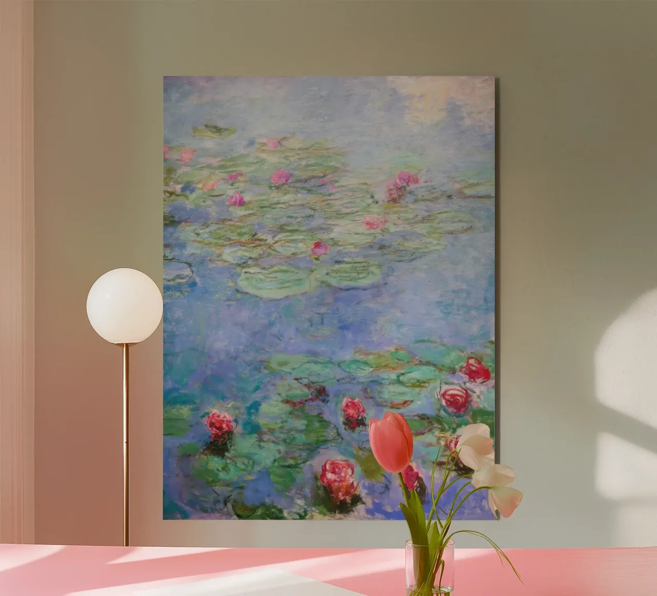 Claude monet Ninfee 8 alluminio dibond da clay bobby