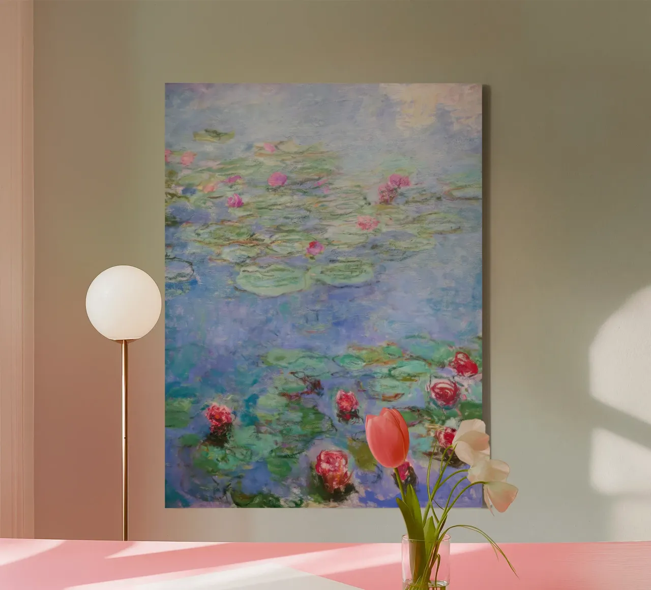 Claude monet Ninfee 8 tela con Cornice a cassetta da clay bobby