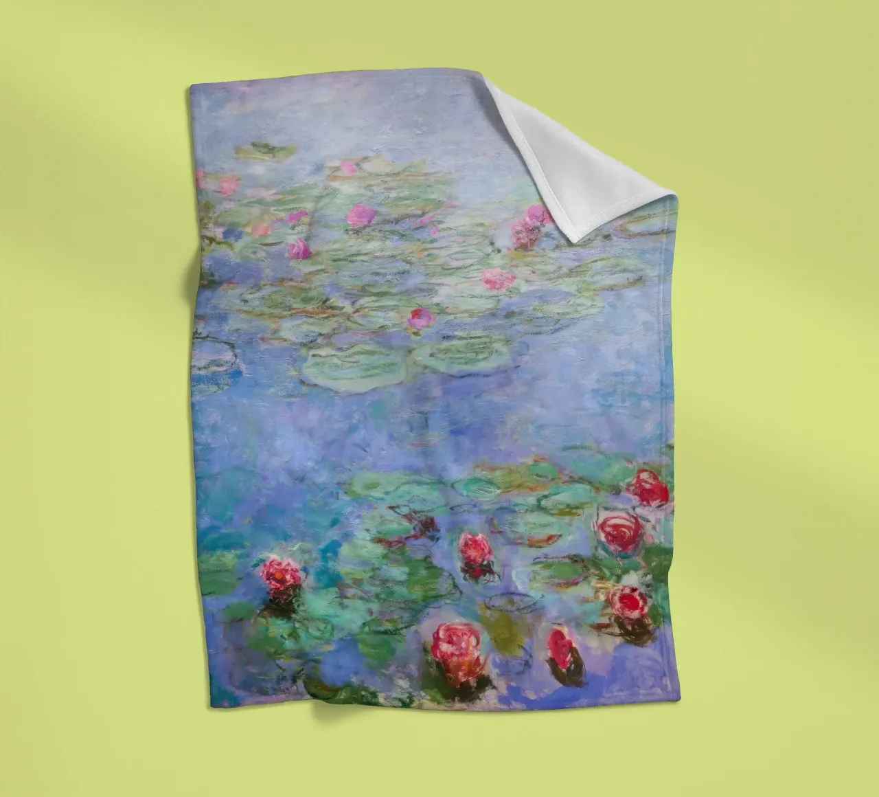 Claude monet Ninfee 8 coperta in pile da clay bobby