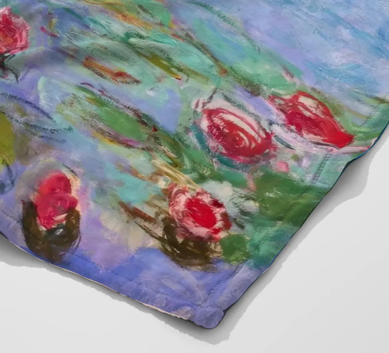 Claude monet Ninfee 8 coperta in pile da clay bobby