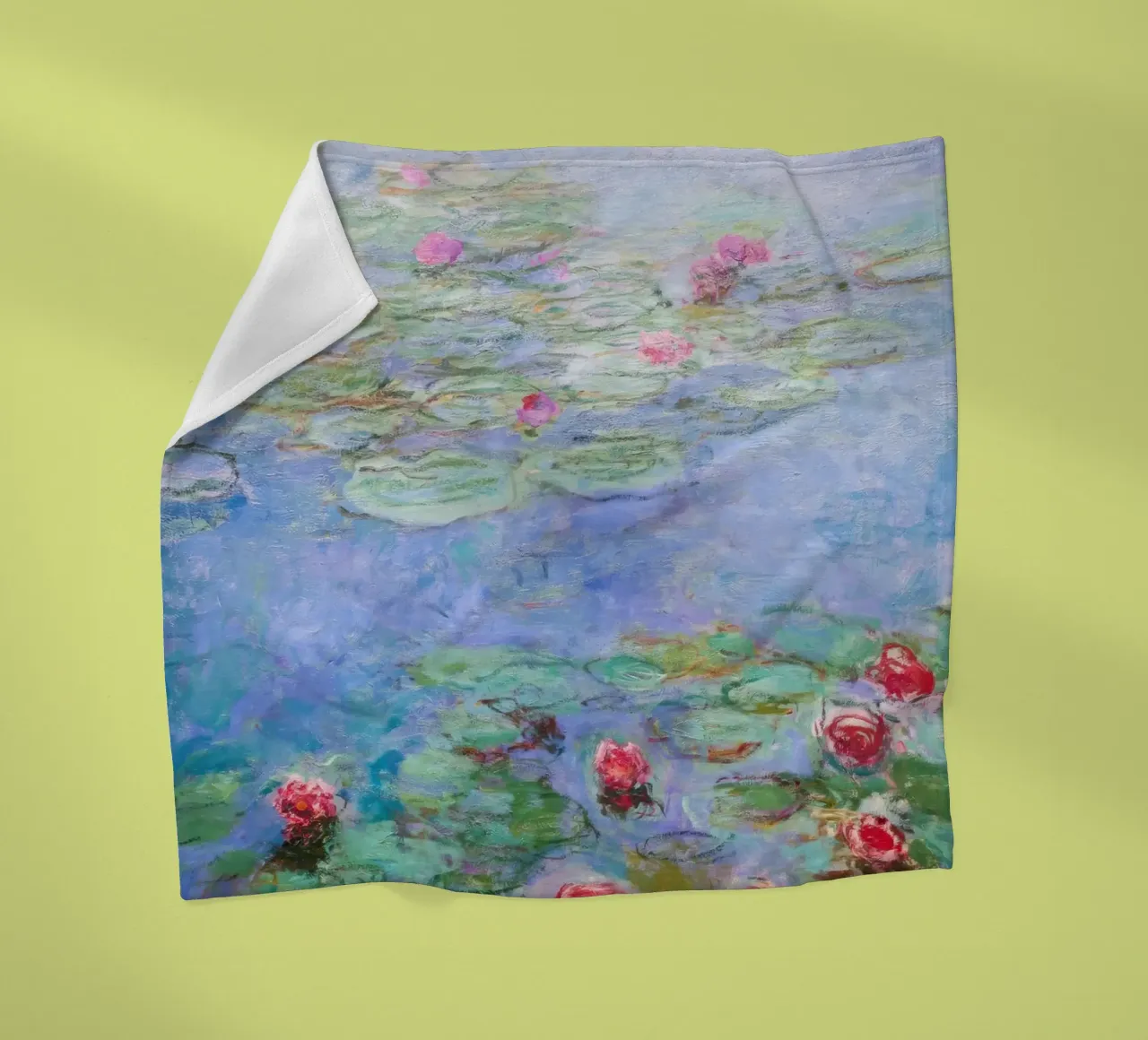 Claude monet Ninfee 8 coperta in pile da clay bobby