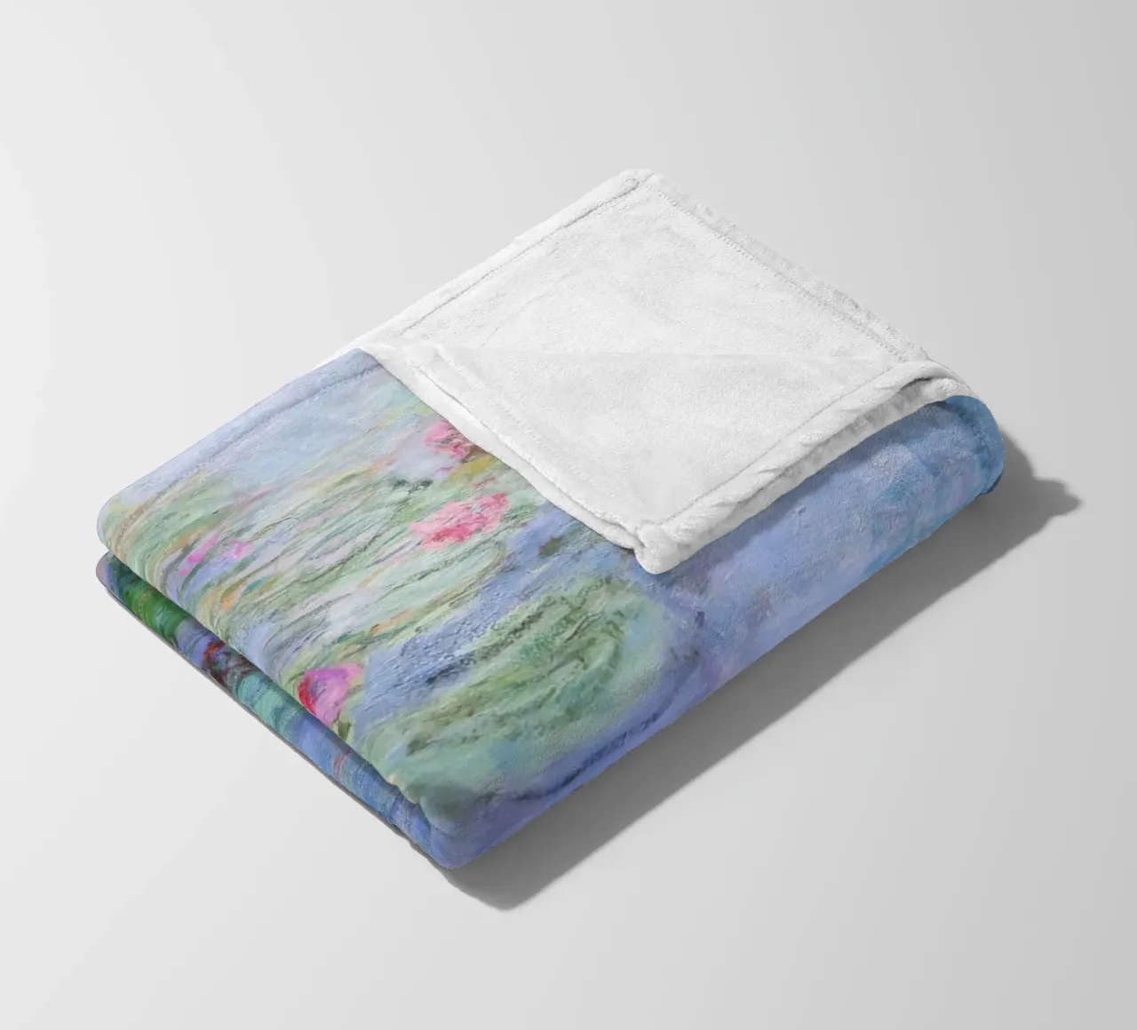 Claude monet Ninfee 8 coperta in pile da clay bobby