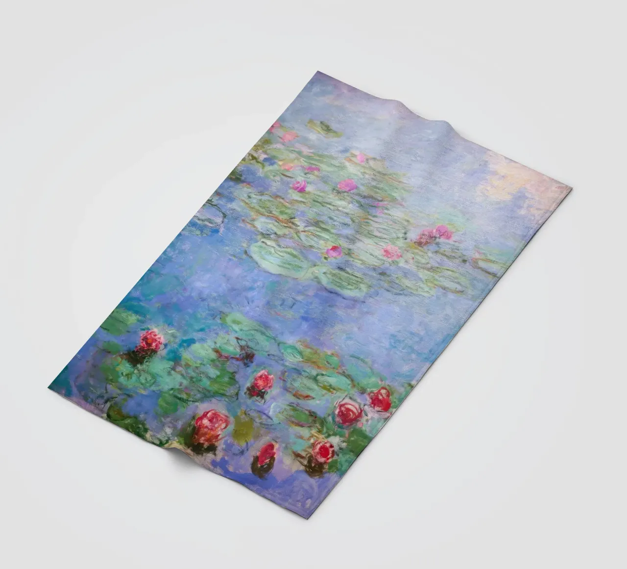 Claude monet Ninfee 8 coperta in pile da clay bobby
