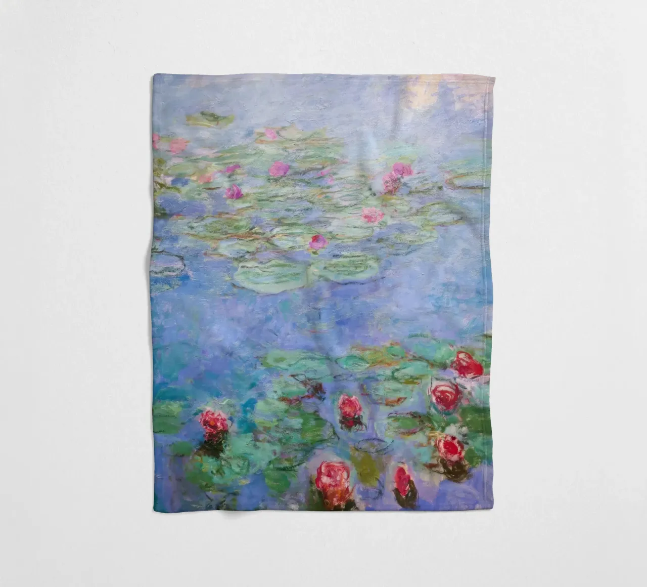 Claude monet Ninfee 8 coperta in pile da clay bobby