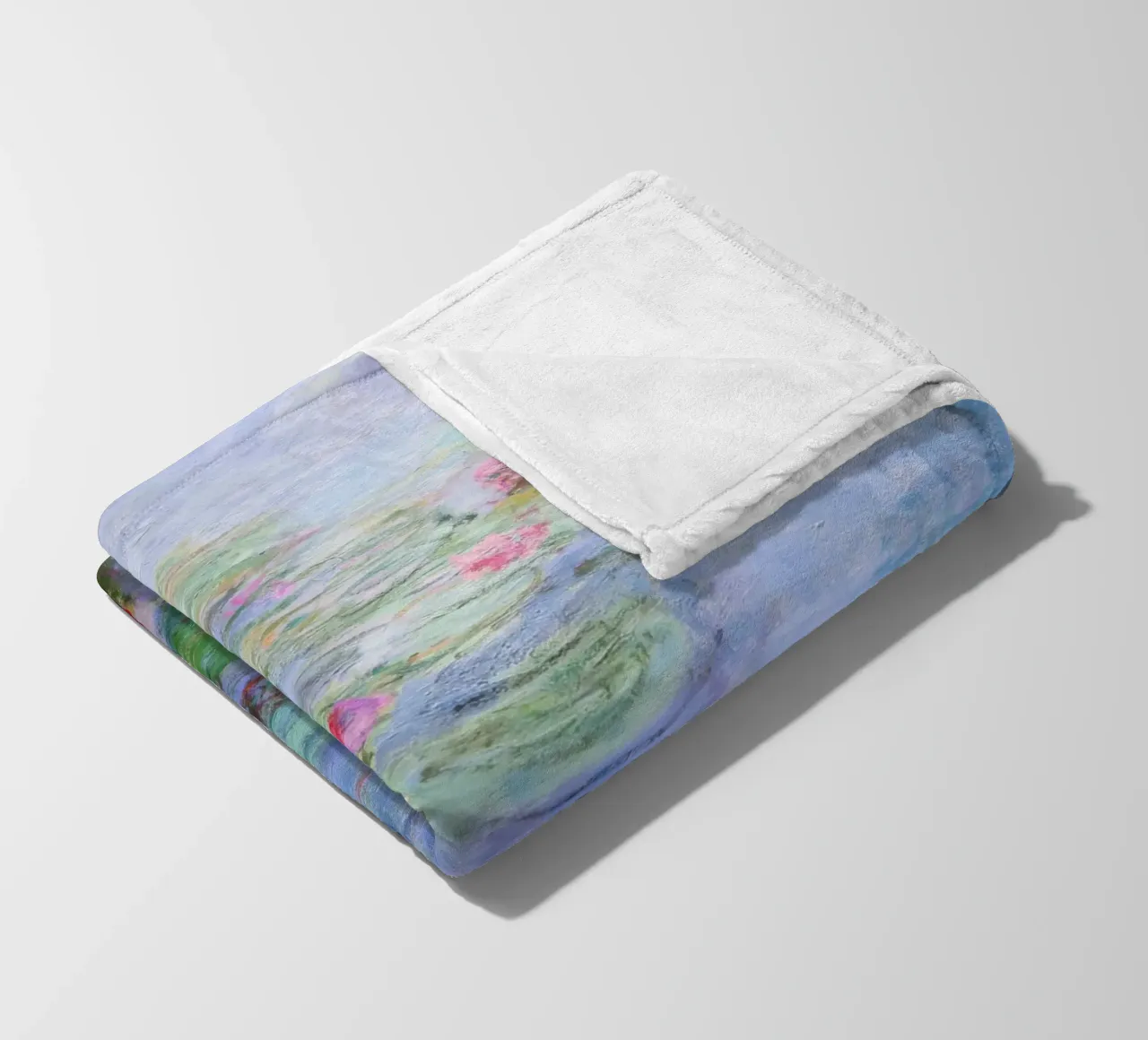 Claude monet Ninfee 8 coperta in pile da clay bobby