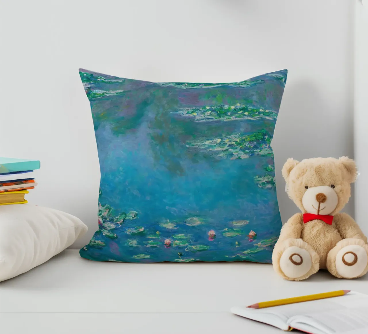 Claude monet Ninfee 9 cuscino da clay bobby