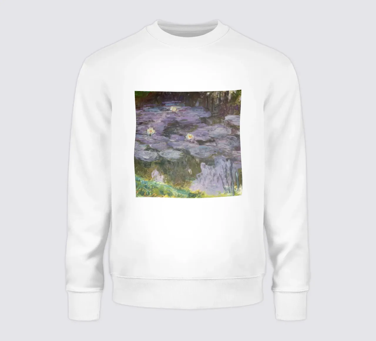 Claude monet Ninfee 10 felpa da clay bobby