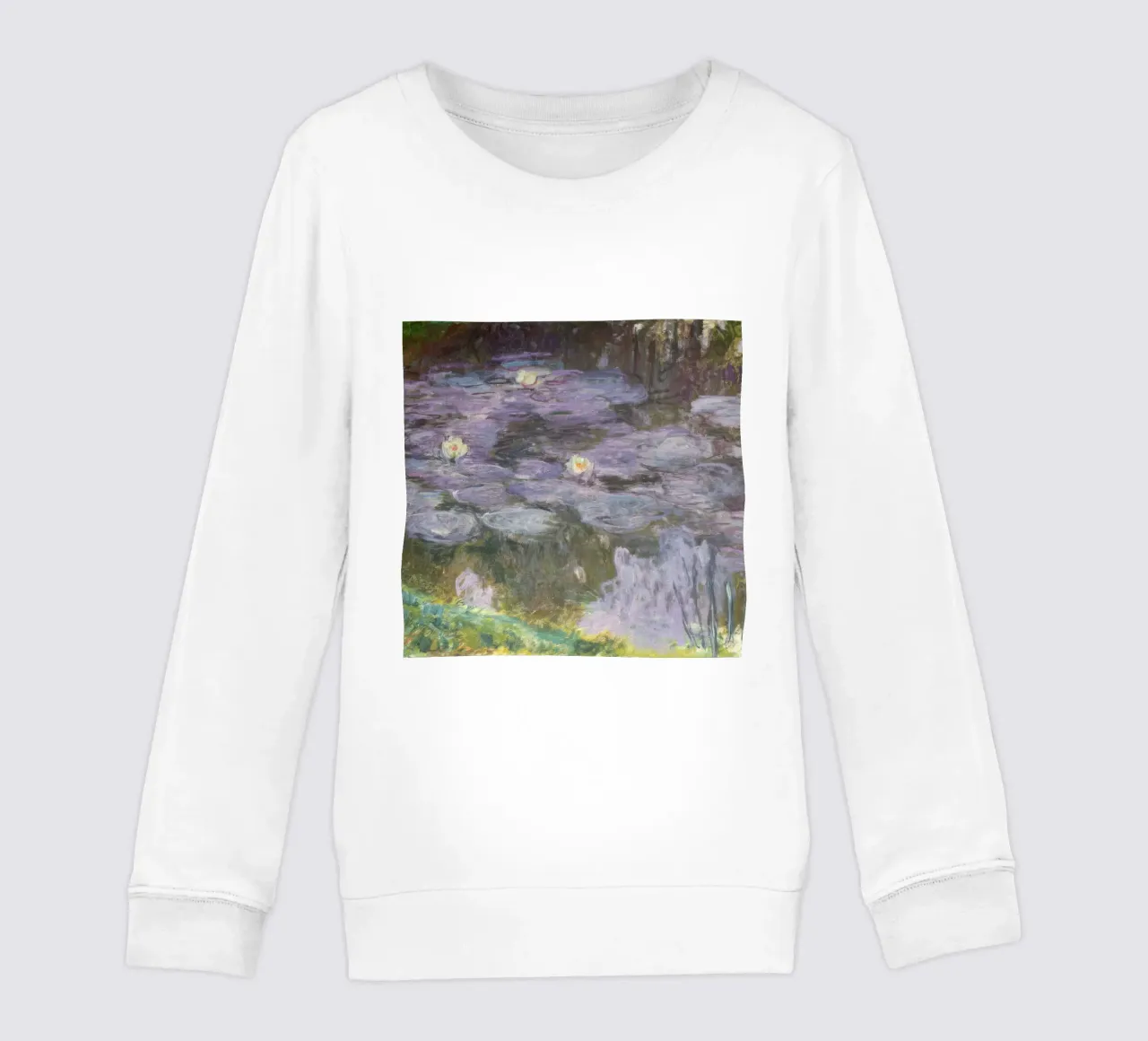 Claude monet Ninfee 10 felpa bambino da clay bobby