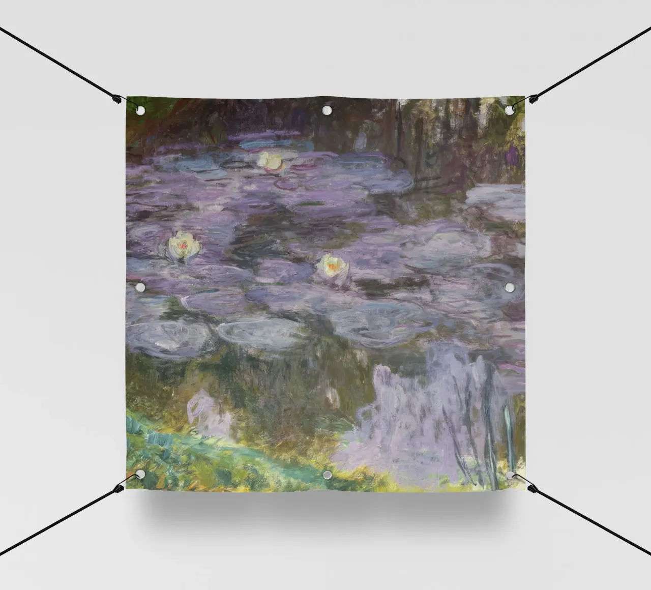 Claude monet Ninfee 10 telo in pvc da clay bobby