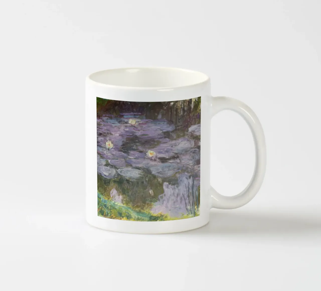 Claude monet Ninfee 10 tazza in ceramica da clay bobby