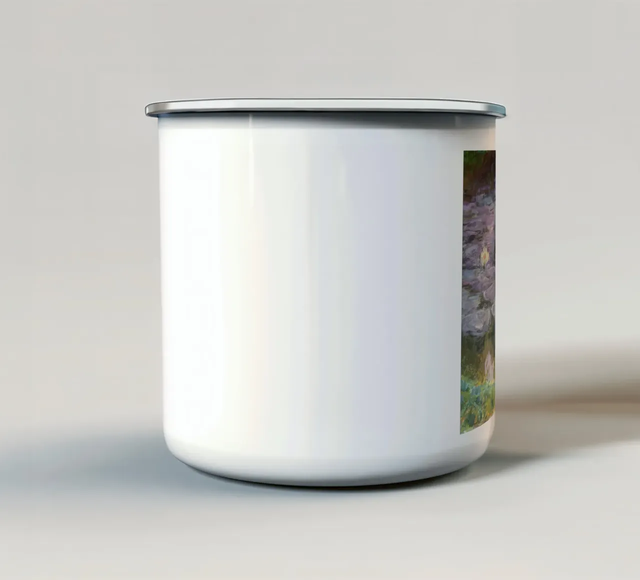 Claude monet Ninfee 10 tazza in smalto da clay bobby