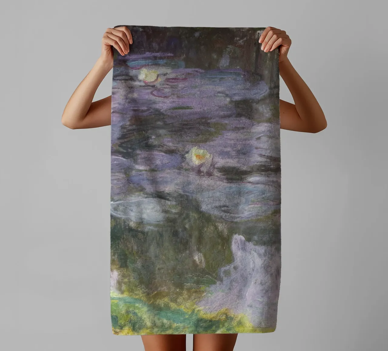 Claude monet Ninfee 10 asciugamano da bagno da clay bobby