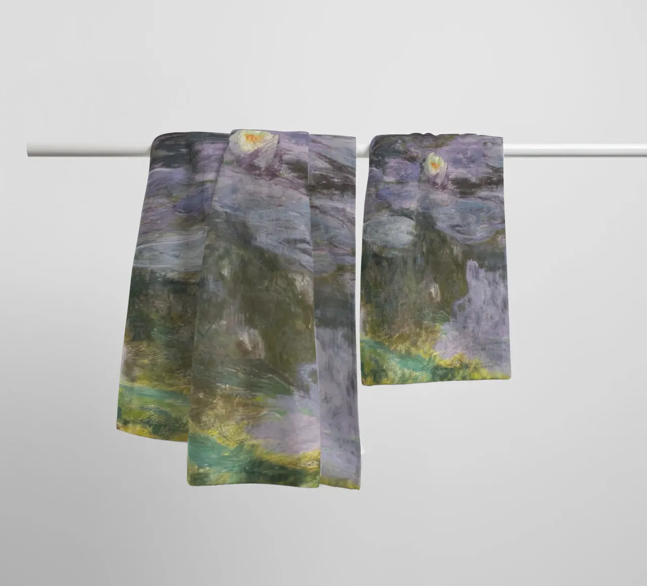 Claude monet Ninfee 10 asciugamano da bagno da clay bobby