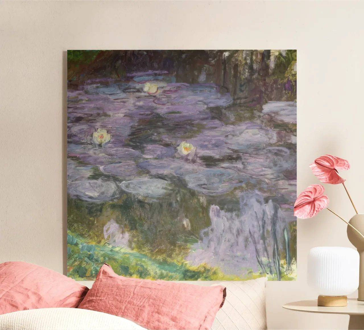 Claude monet Ninfee 10 plexiglass da clay bobby