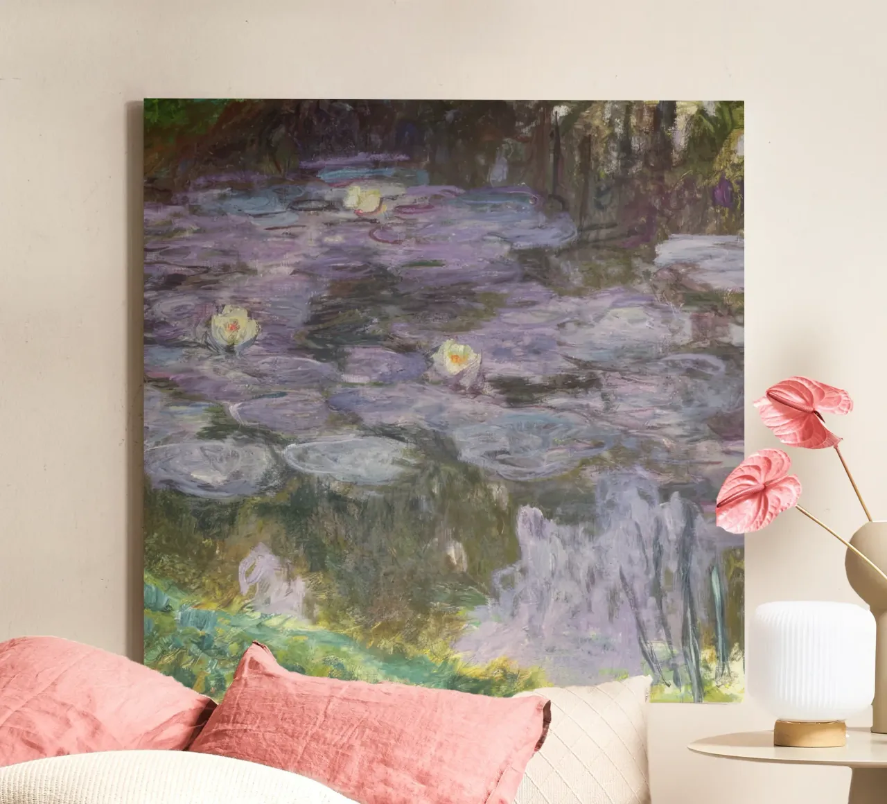 Claude monet Ninfee 10 tela con Cornice a cassetta da clay bobby