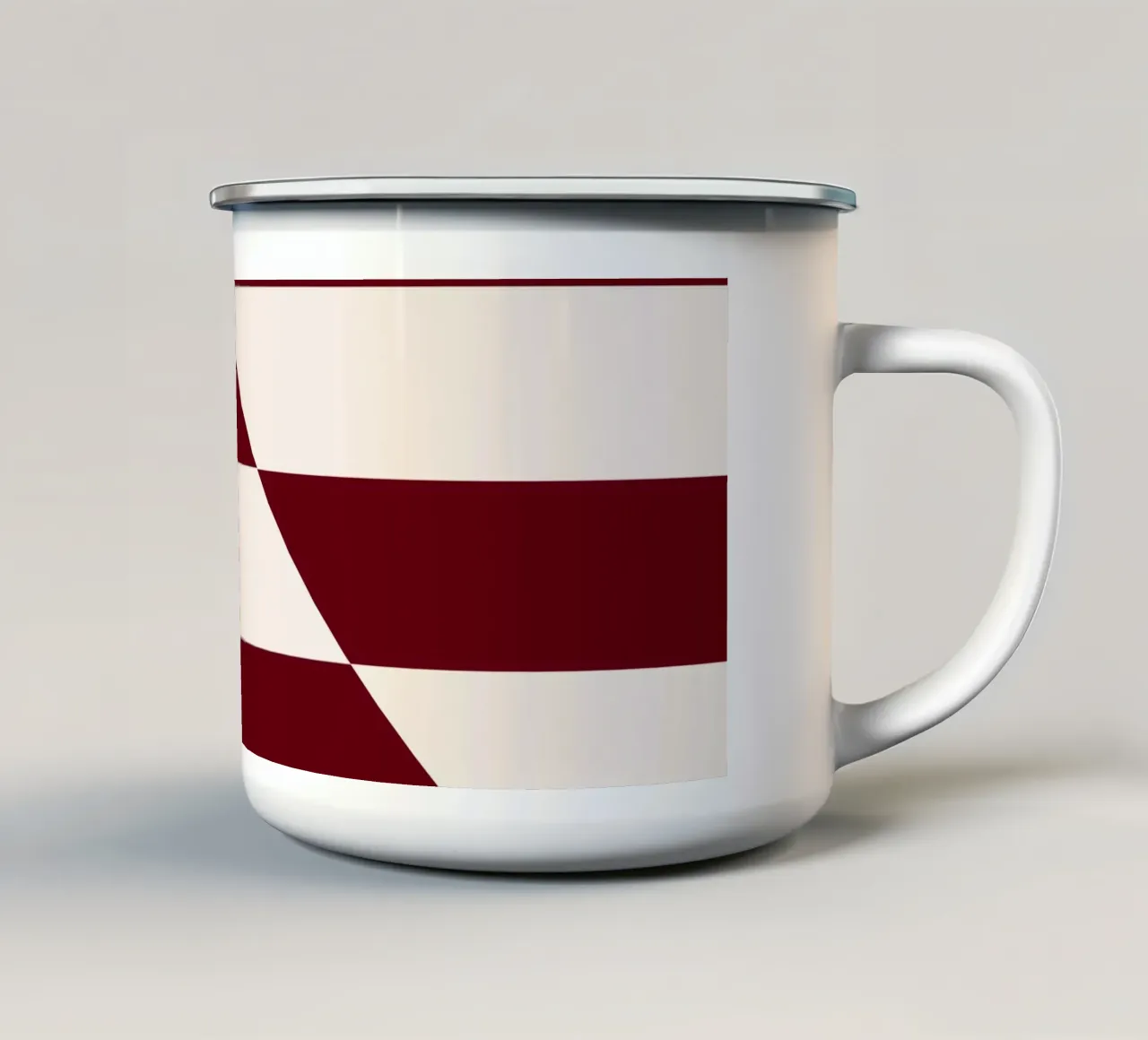 Poster Bauhaus - Linee minimaliste Francoforte 1919 tazza in smalto da Studio Vibe