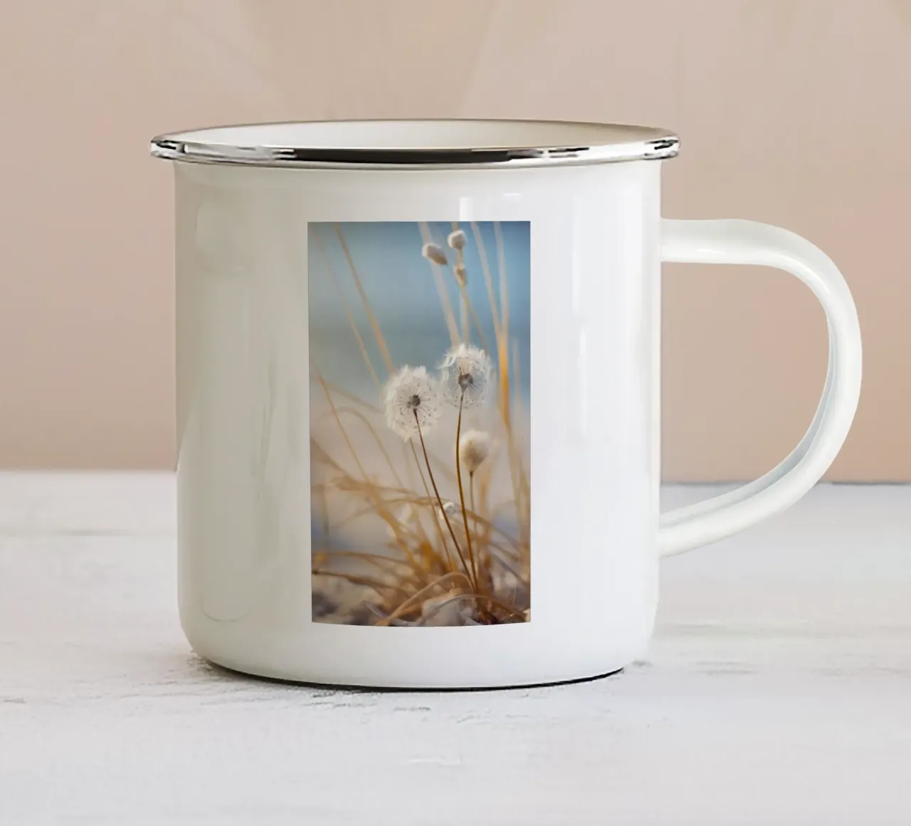 Beach Impressions No 4 tazza in smalto da treechild