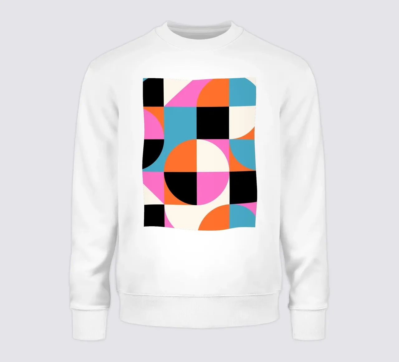 Poster di geometria - Forme astratte a colori felpa da Studio Vibe