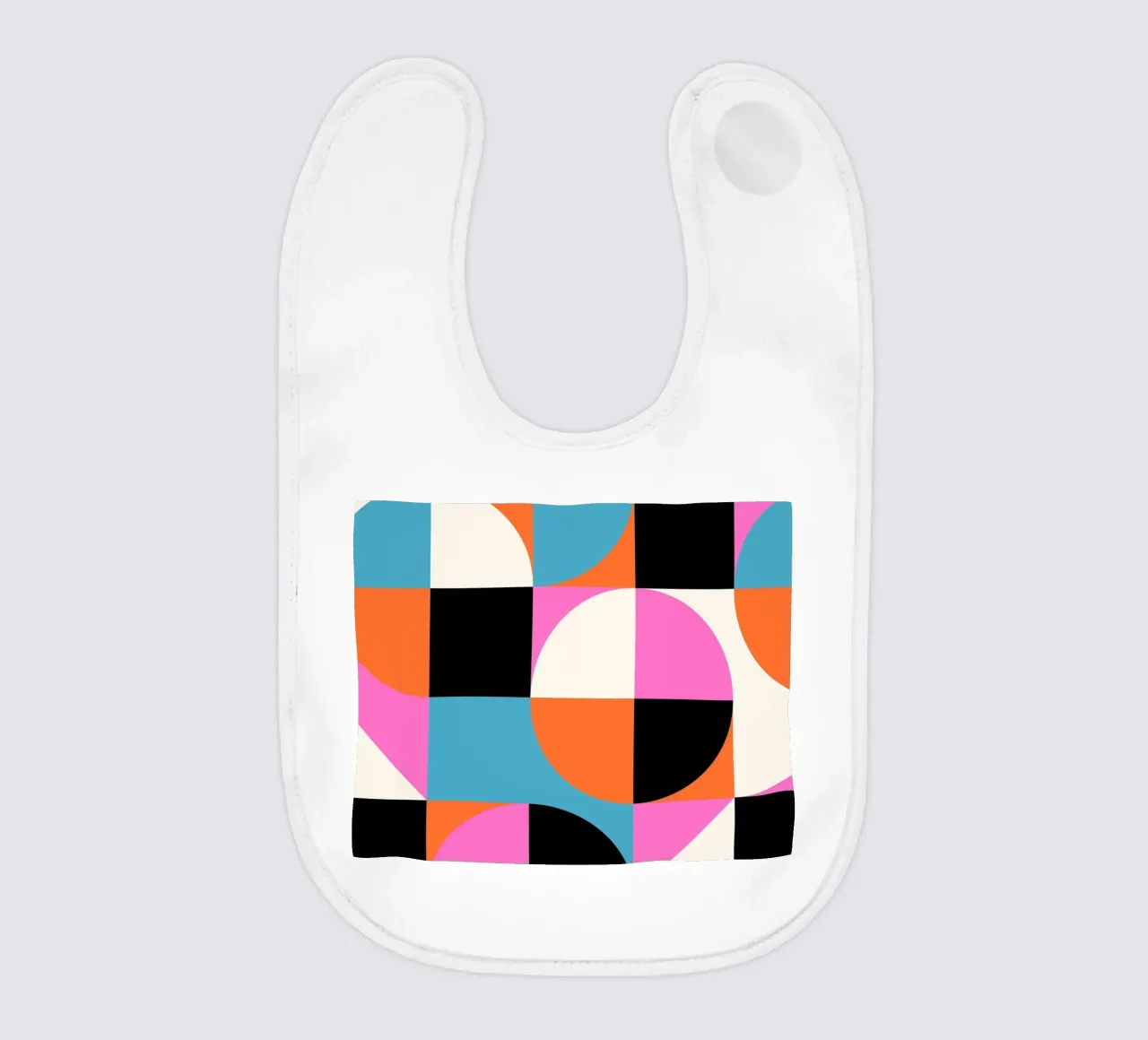 Poster di geometria - Forme astratte a colori bavaglino da Studio Vibe