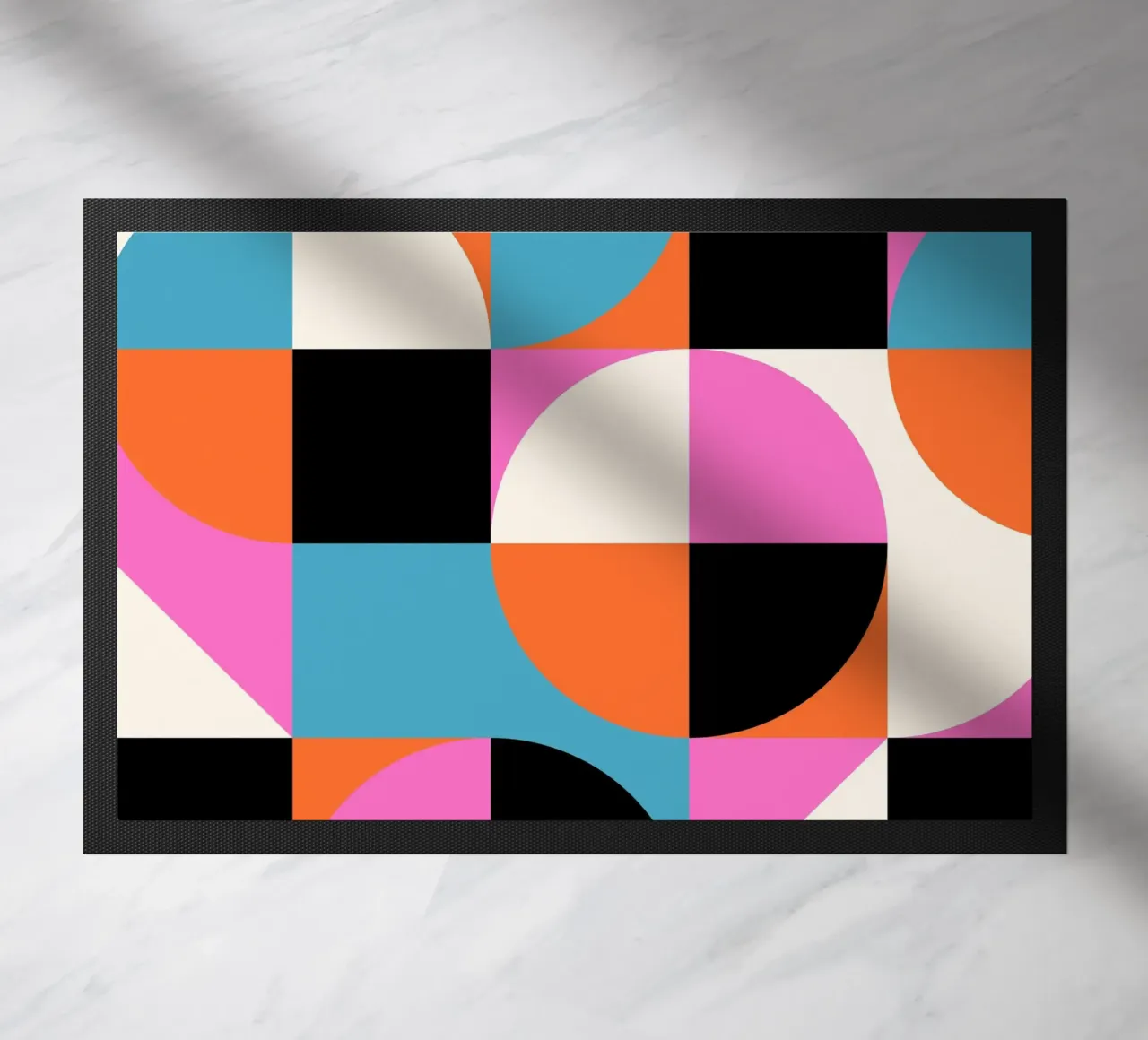 Poster di geometria - Forme astratte a colori zerbino da Studio Vibe