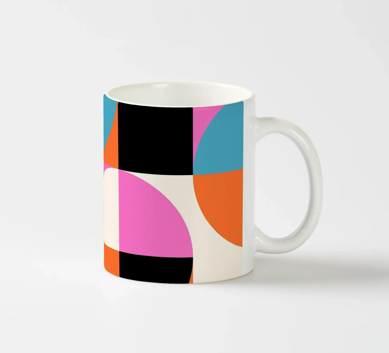 Poster di geometria - Forme astratte a colori tazza in ceramica da Studio Vibe