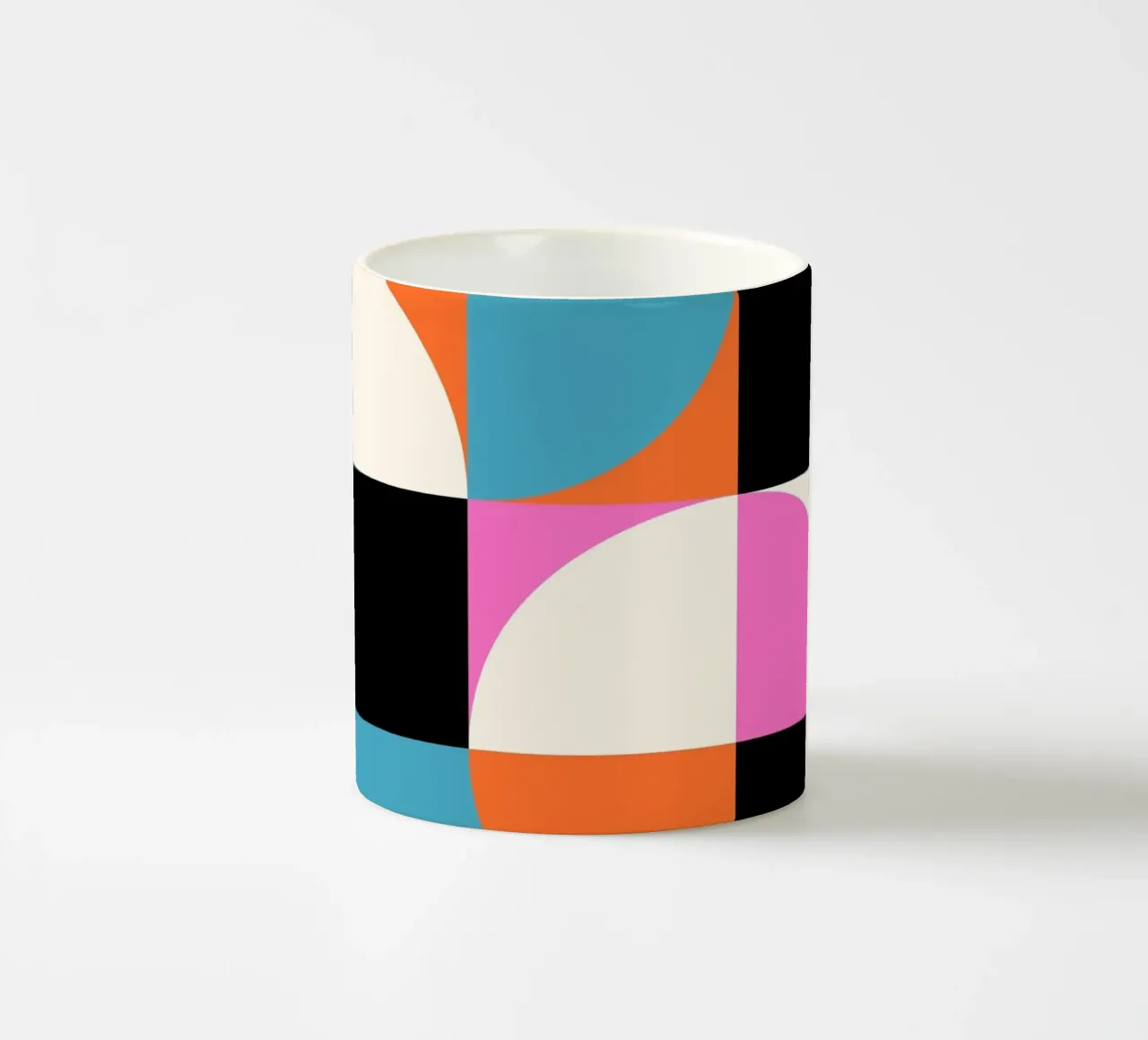 Poster di geometria - Forme astratte a colori tazza in ceramica da Studio Vibe