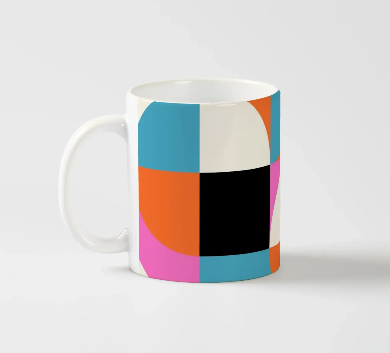 Poster di geometria - Forme astratte a colori tazza in ceramica da Studio Vibe