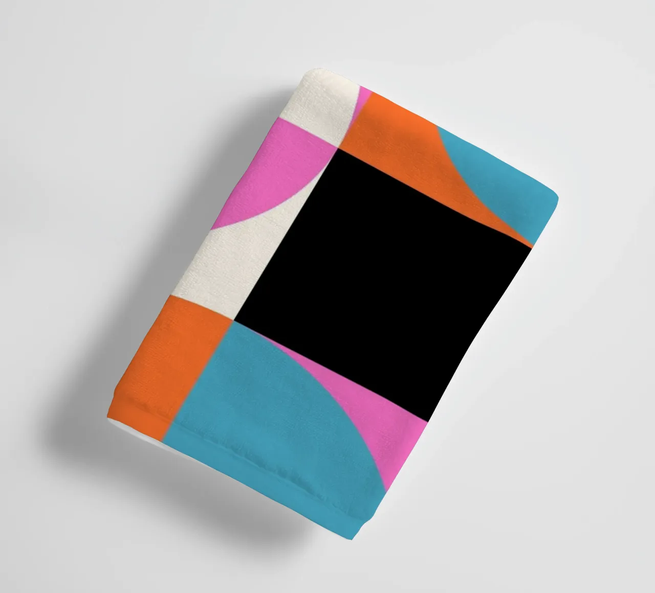 Geometry poster - Abstract shapes in colours towel by Studio Vibe