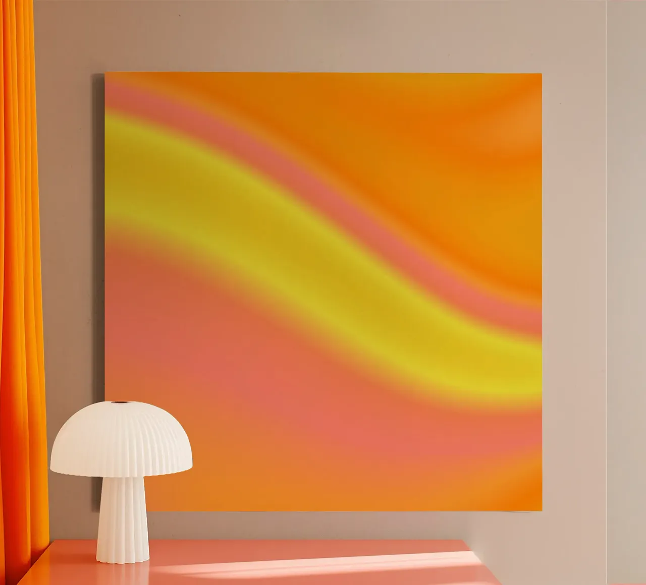 SHAKE IT, SHAKE IT ...🍑 canvas with Floater frame by ÂME LIBRE STUDIO