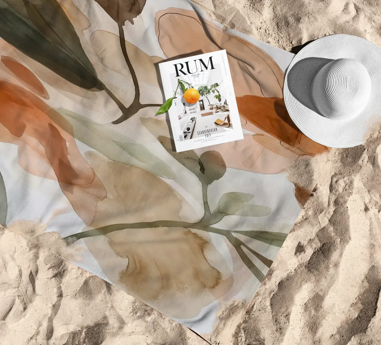 Pillow Pattern No 14 telo mare da treechild