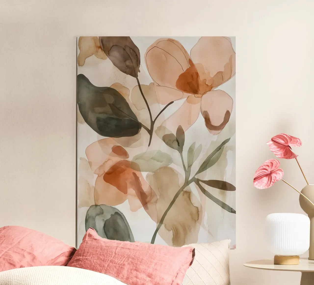 Pillow Pattern No 14 poster con telaio in plastica da treechild